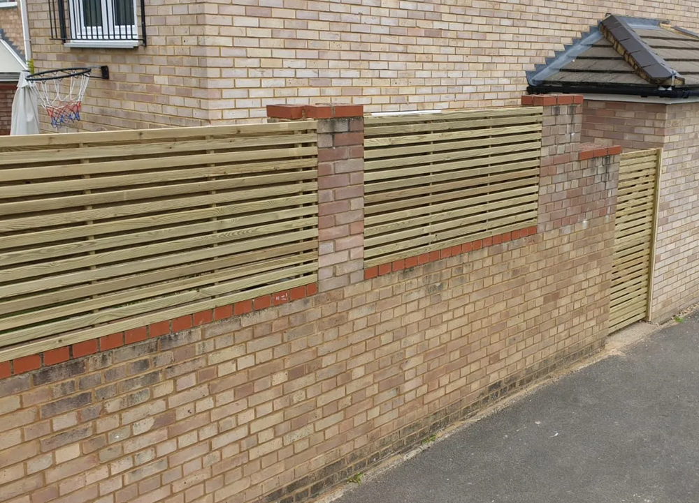 Domestic brick and wood